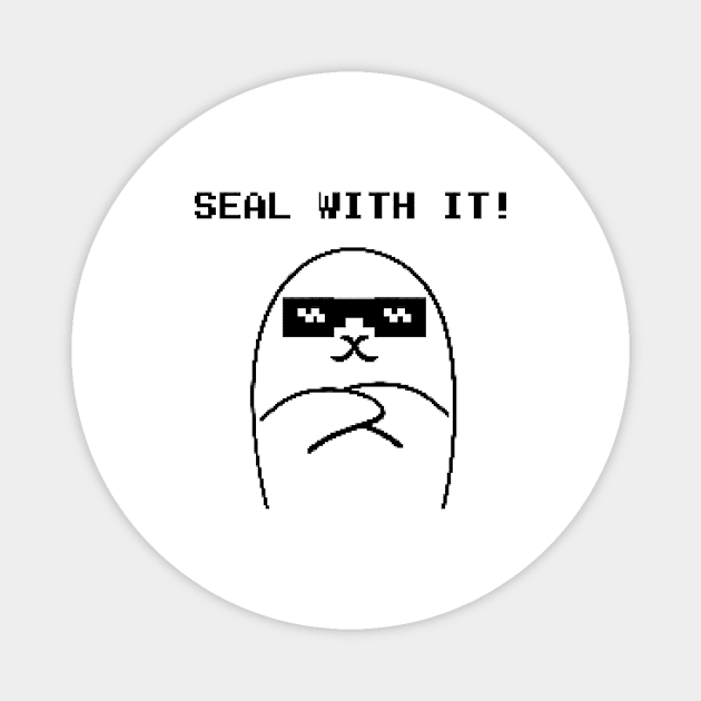 Seal With It! Magnet by Seal of Approval: The Official Podcast's Store